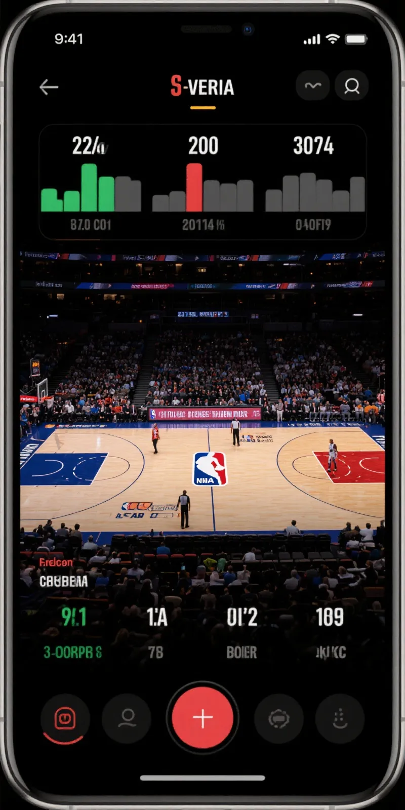 优直播NBA手机客户端界面